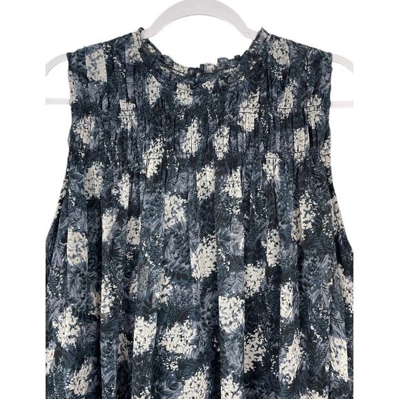 Joie Baltic Print Mini Dress Baltic Print XXL Floral Swing Trapeze Romantic - Picture 7 of 16